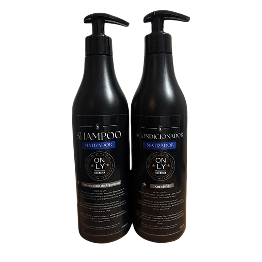 Shampoo + Acondicionador Matizador - Linea Premium